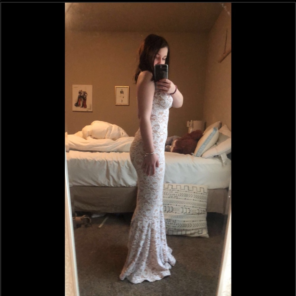 Lace gown